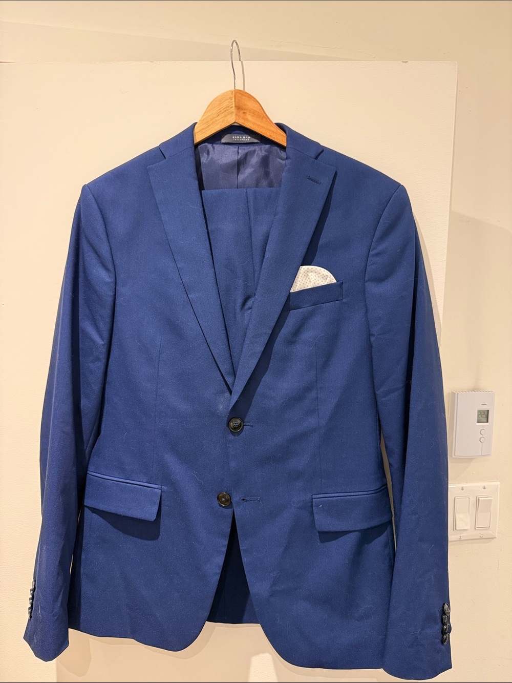 Zara Men's Blue Suit + Pants